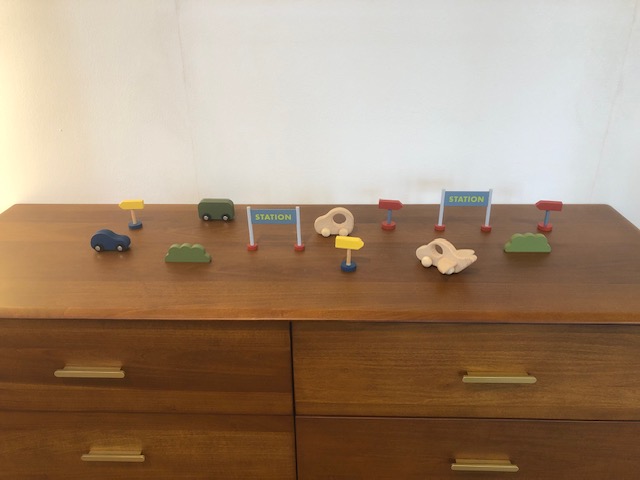 2026年2月積み木ディスプレイ