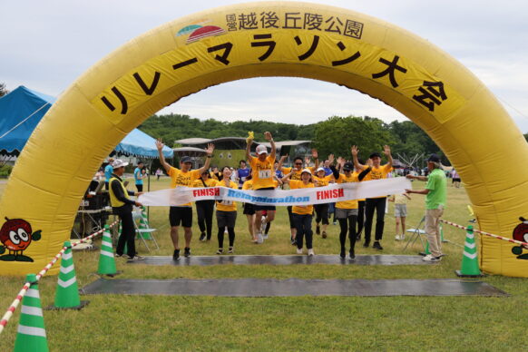 越後丘陵公園リレーマラソン大会に参加！